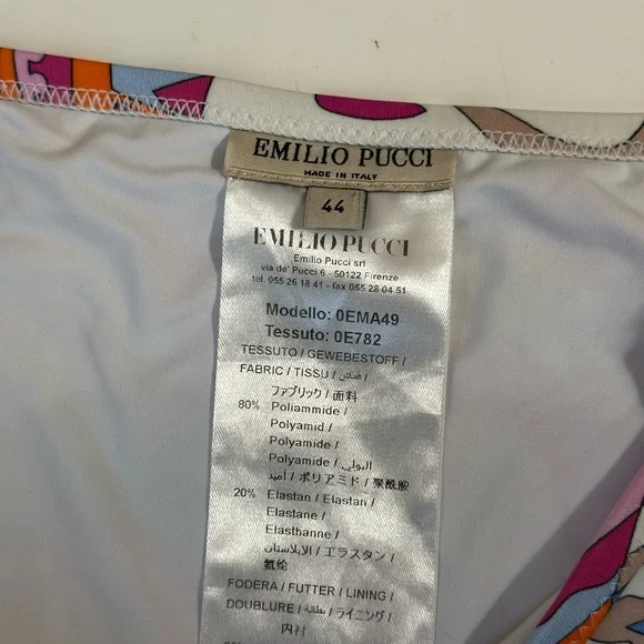 Emilio Pucci Vibrant Pink and Orange Bikini Women’s Size 44 - Picture 8 of 11
